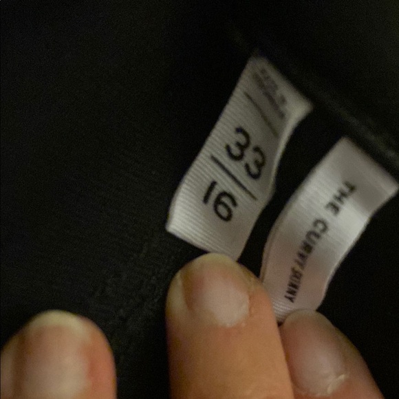 LOFT Curvy Skinny Jeans Women's 33/16 Black Coated Denim - Picture 3 of 6